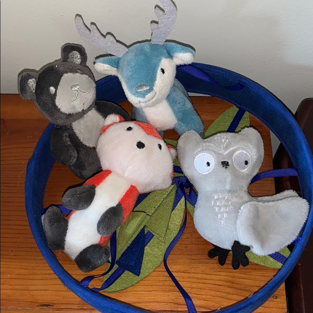 The Peanutshell woodland theme baby mobile